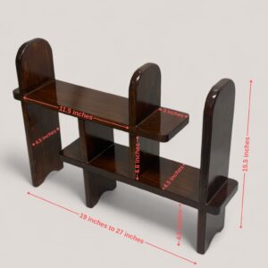 Wooden Kitchen Organizer Rack | Adjustable Spice Rack | PalmTree Crafts - Image 10